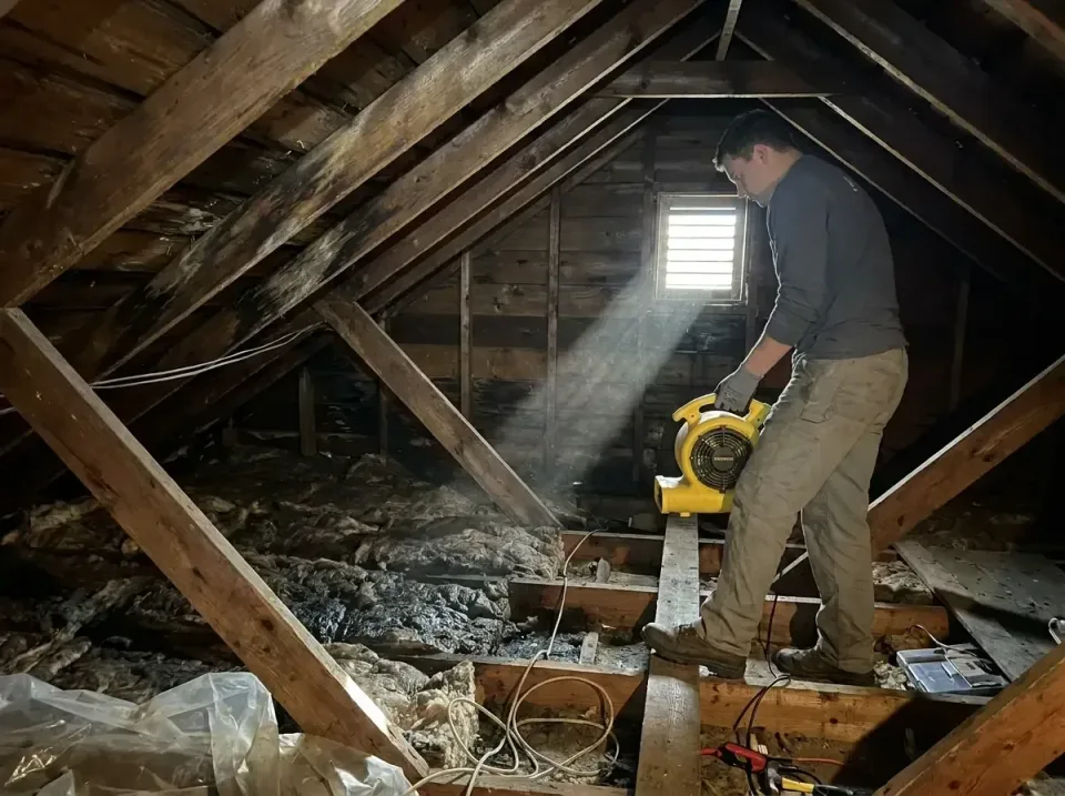 attic-water-damage-drying-proc-007 — frequently asked questions, Emergency Water Extraction & 24/7 Flood Response in Keesevi…